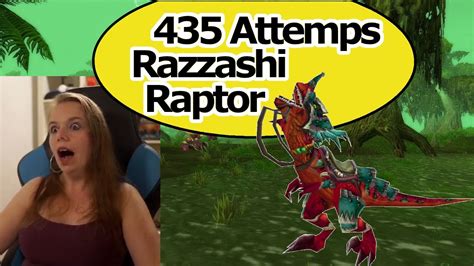 Armored Razzashi Raptor Drop Reaction YouTube