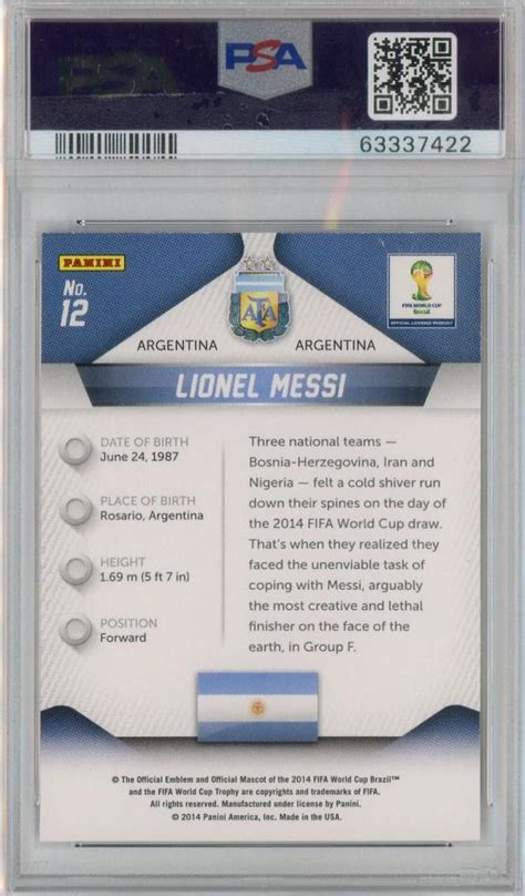 ミントモール MINT 吉祥寺店 2014 PANINI Prizm World Cup Argentina Lionel Messi