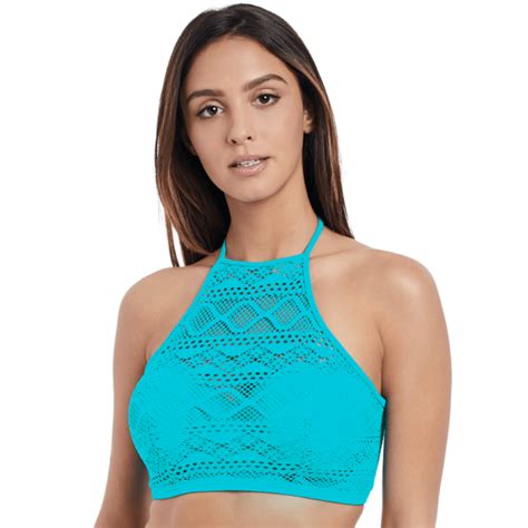 Freya Swim Sundance High Neck Bikinitop Deep Ocean Annadiva