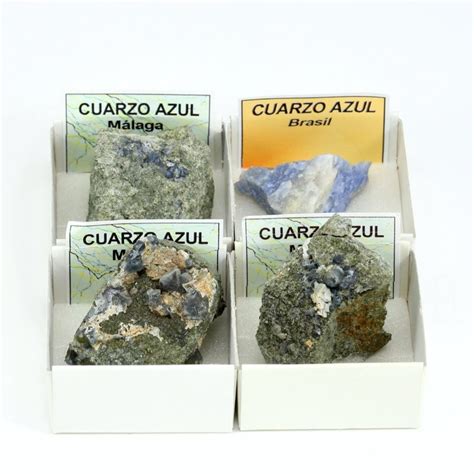 Comprar Mineral Colecci N Cuarzo Azul Geotierra Es