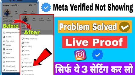 Meta Verified Instagram Not Showing Instagram Meta Verified Not