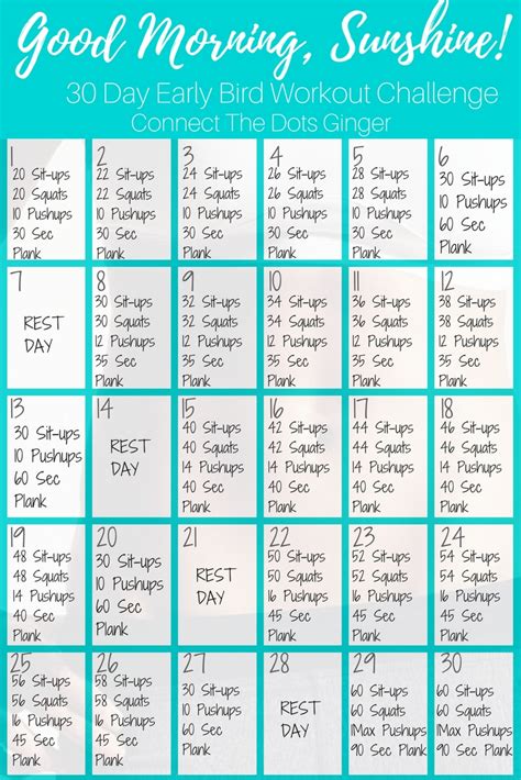 Blankprintable Workout Calendars 30 Day | Calendar Template 2022