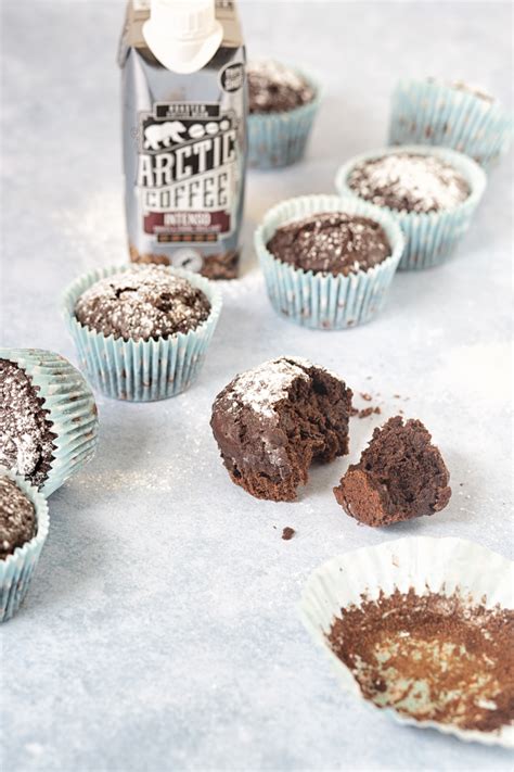 Double Chocolate Espresso Muffins Arctic Iced Coffee