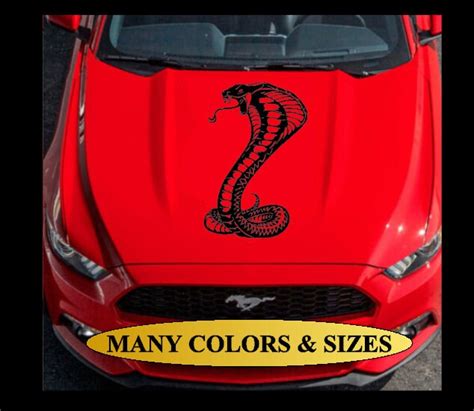 Cobra Decal Universal 36 Side Panel Decal Car Hood Decal Racing