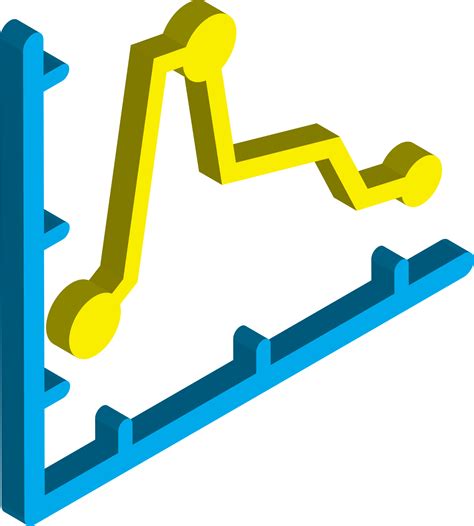 Stock Chart Illustration In 3d Isometric Style 14374572 Png