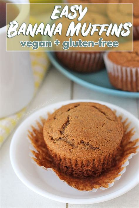 Vegan Gluten Free Banana Muffins Ways Delightful Adventures