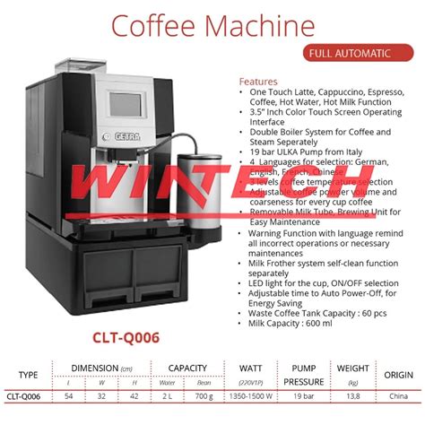 Jual GETRA CLT Q006 QLT Q006 Automatic Coffee Maker Mesin Pembuat