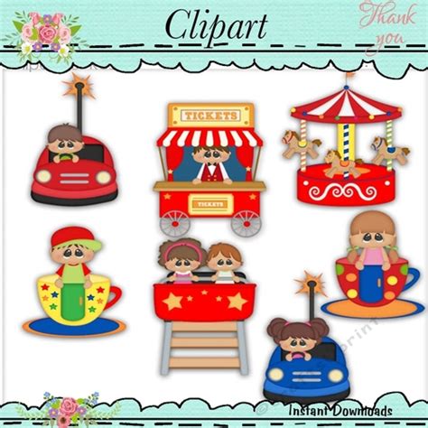 Fair Rides Clip Art - CUP872425_43589 | Craftsuprint