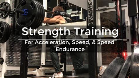 Strength Training How Sprinters Train For Acceleration Speed And