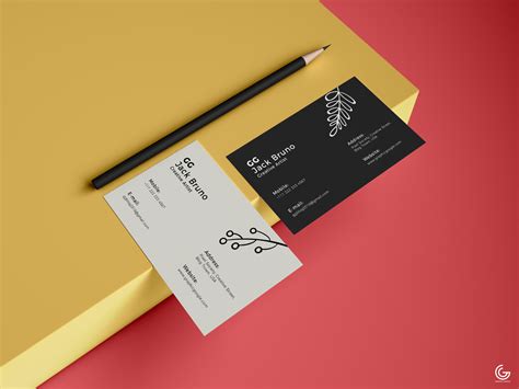 Elegant Business Card Mockup Template Ltheme