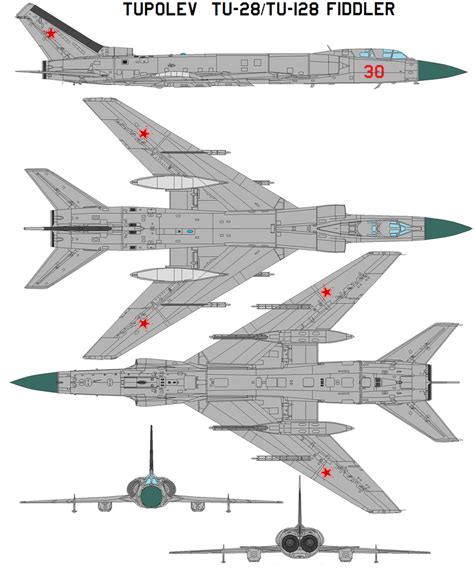 Tupolev Tu-128 Fiddler by bagera3005 on DeviantArt