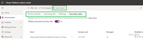 Auditing Of Security Role In Microsoft Dynamic 365 Crm With Enhanced Ui Microsoft Dynamics 365