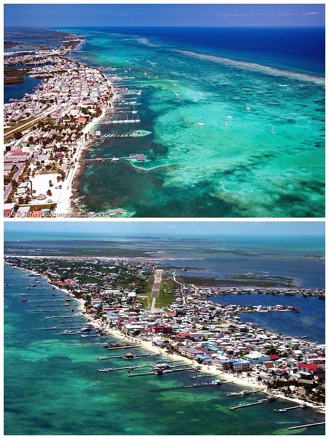 San Pedro Ambergris Caye Belize Aerial Views Aerial View San