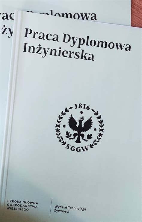 Prace dyplomowe WYDZIAŁ TECHNOLOGII ŻYWNOŚCI