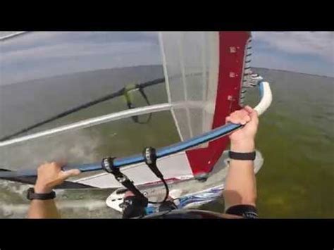 Windsurfing Strand Horst Juni Laydown Gybe Practice Starboard