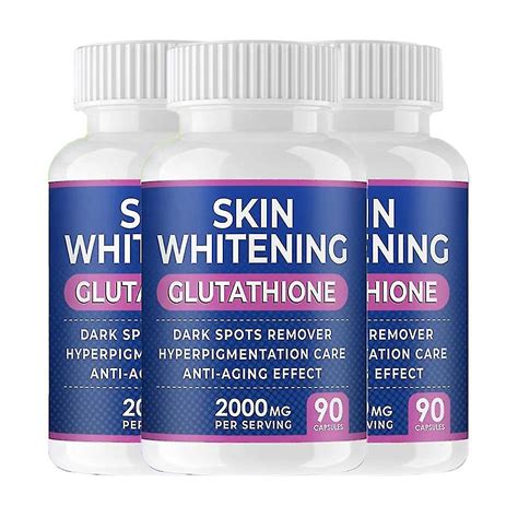 Glutathione Whitening Pills 90 Capsules 2000mg Glutathione Effective Skin Lightening