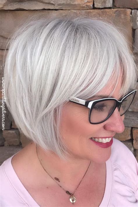 Short Haircuts For Growing Out Gray Hair Sparklingsilvers