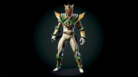 Fondo Blanco Luchador Armadura Mal Power Rangers Lord Drakkon