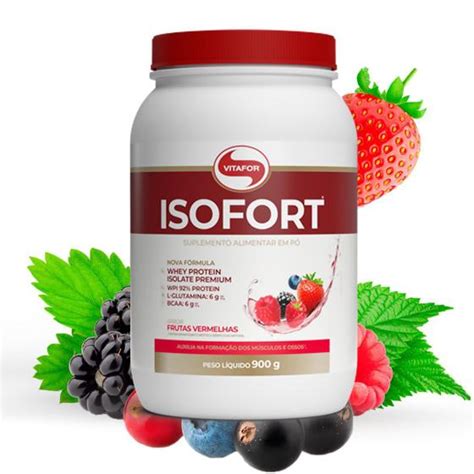 Whey Isofort Sabores 900G Vitafor Whey Protein Magazine Luiza