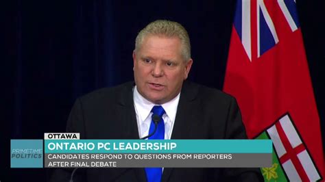 Pc Leadership Candidate Doug Ford On The Liberal Media Youtube