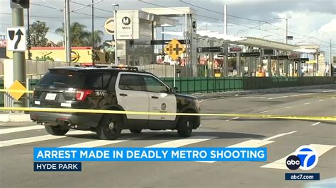 Lapd Arrests Suspect In Deadly Metro Shooting In Hyde Park Linking Him