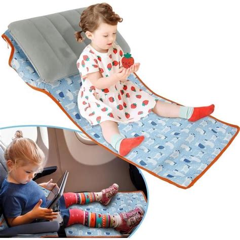 DYHQQ Repose Pieds Pour Enfants En Avion Lit De Voyage Pour Enfants