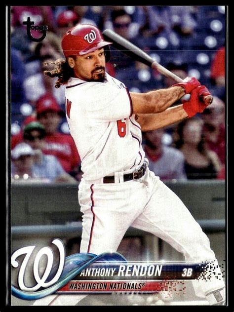 2018 Topps 36 Anthony Rendon Washington Nationals Vintage Stock 55 99