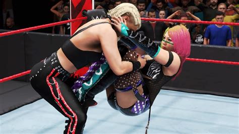 Wwe 2k20 Asuka Vs Rhea Ripley Raw Youtube