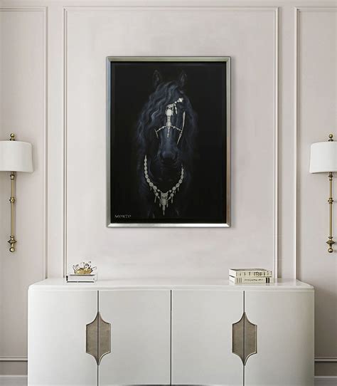 SILVER HORSE.1 - Mente Art Gallery