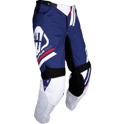 Pantalon Cross Devo College Freegunbyshot Bleu Rouge Maxxess Fr