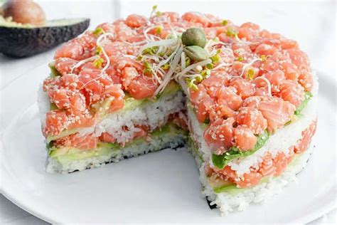 Japanese Dish Desserts Sushi Cake