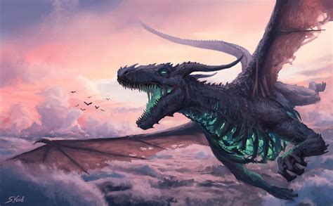 Fantasy Dragon Hd Wallpaper By Stefan Koidl Realistic Dragon Fantasy