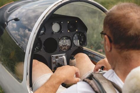 Tableau De Bord Aérométrique Planeur D aéronefs Photo Premium