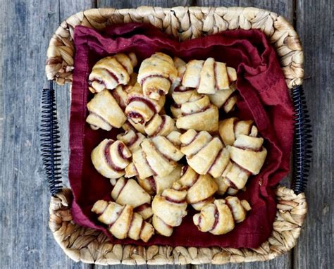 Chocolate Raspberry Walnut Rugelach Simmer Sauce