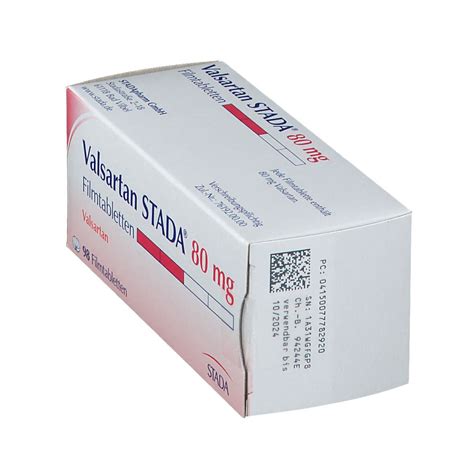 Valsartan Stada Mg St Mit Dem E Rezept Kaufen Shop Apotheke