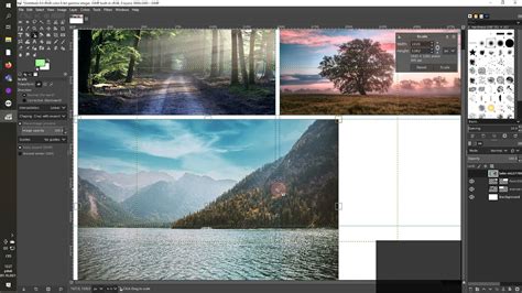 Simple Photo Collage In Gimp Youtube