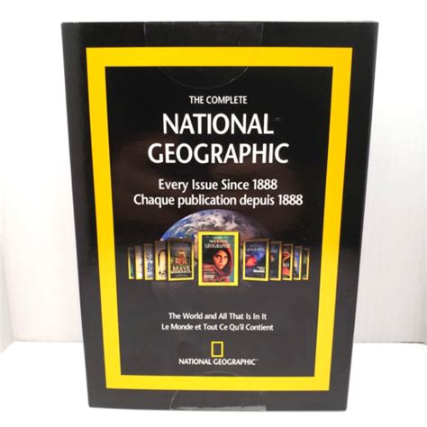 The Complete National Geographic Every Issue Since On Dvd Roms