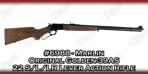 Marlin Original Golden 39AS 22 S L LR Lever Action Rifle RES Auction