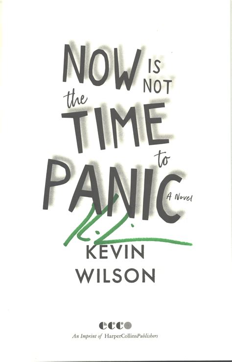 Now Is Not the Time to Panic | The Alabama Booksmith