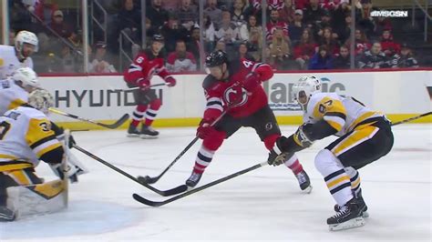 PIT NJD Lazar Scores Goal Against Alex Nedeljkovic NHL