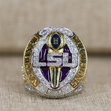 2019 Ncaa Lsu Tigers Premium Replica Championship Ring Hyperings