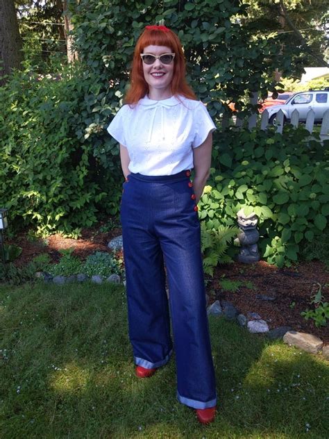 Simplicity Misses Vintage Pants Overalls And Blouses Pattern