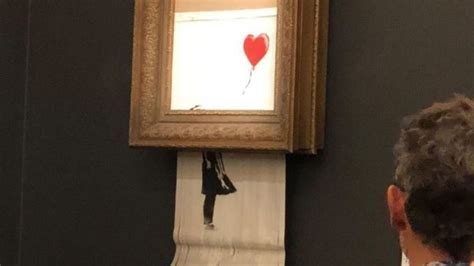 Banksy Opera Autodistrutta All Asta Era Stata Venduta Milione Di