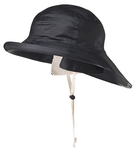 Pioneer D5050 Dry King Waterproof Traditional Sou Wester Hat Black