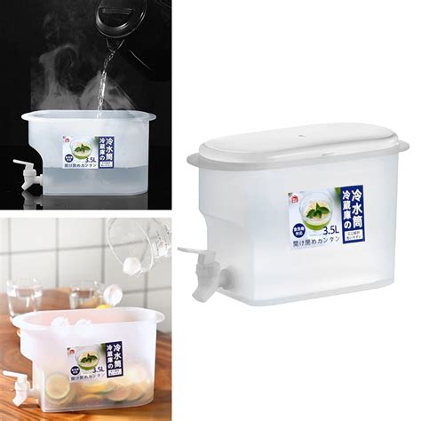 1Gallon Water Jug Cold Lemon Juice Pitcher Contain... – Grandado