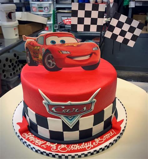 Lightning McQueen Disney Cars Birthday Cake