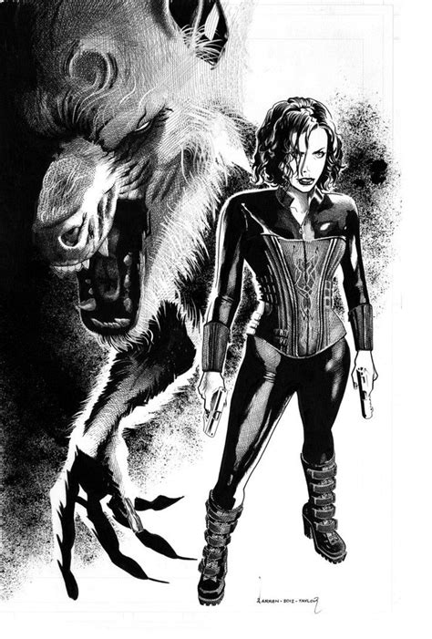 Selene Underworld by DarrenTaylor | Underworld, Comic art girls, Werewolf vs vampire