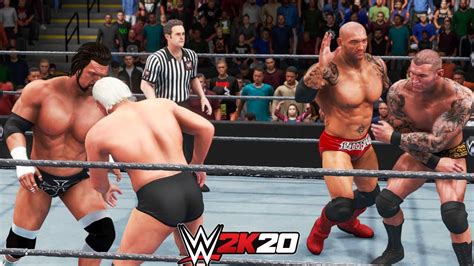 WWE 2K20 Triple H VS Randy Orton VS Ric Flair VS Batista WWE 2K20