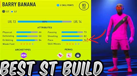 Best Striker Build Fifa Pro Clubs Most Op St Build With Perks And