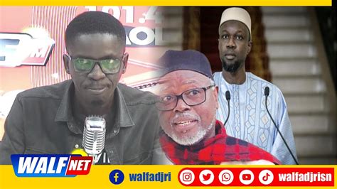 Sortie de Alioune Tine sur le PM Sonko lettre polémique de Cheikh Omar